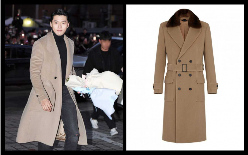 玄彬出席殺青宴身穿的是 FENDI 秋冬19 男仕修身墊肩訂製大衣，帥氣演繹大衣時尚，迷到現場眾粉絲。 FENDI 秋冬19 男仕修身墊肩訂製大衣／205,000元 （圖／品牌提供）