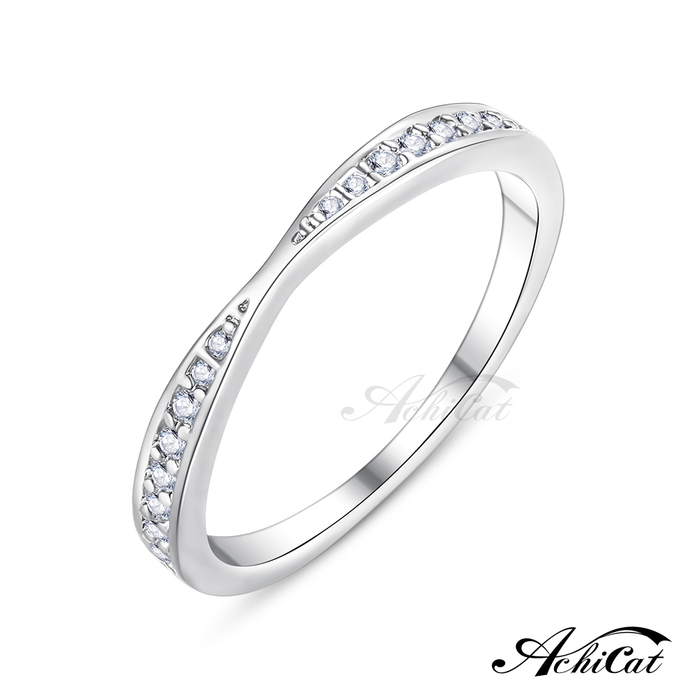 AchiCat 正白K戒指 美好未來 尾戒 求婚戒指 女戒指 防小人戒指 生日禮物 情人節禮物 A21021