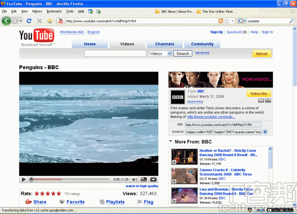 此為2006年的YouTube界面，這應該也是許多人首次接觸YouTube時，第一眼所看見的畫面。（圖片取自網路）