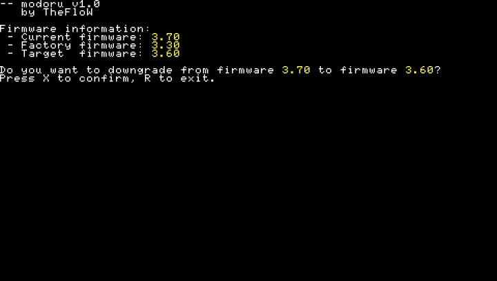 首款PSV降級程式Modoru來了，能將3.68版主機降至3.60