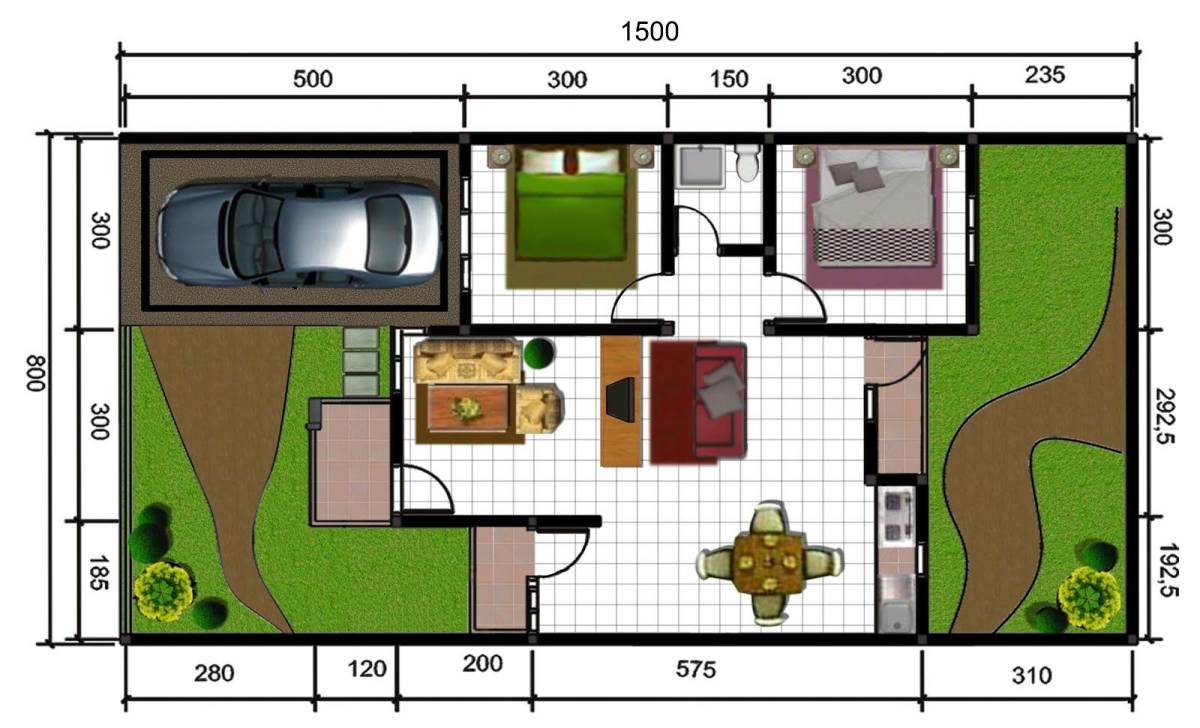 5 Desain Rumah Type 60 Terbaru