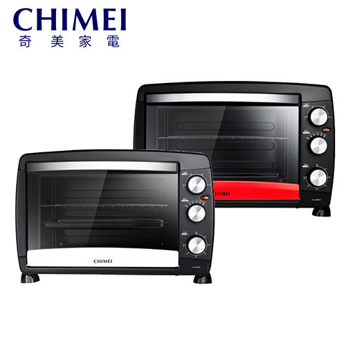 ［CHIMEI 奇美］26L 家用旋風電烤箱-莓果紅/簡約白 EV-26B0SK