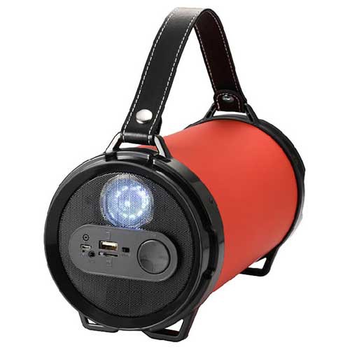 保固期限：30天產品型號：JP-SUB-01LED-R內建充電式電池 / 藍牙連線 / 支援藍牙 USB隨身碟 / Micro SD卡 /3.5音源線輸入播放 大功率 / 便攜提把