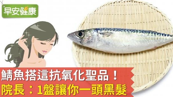 鯖魚搭這抗氧化聖品！院長：1盤讓你一頭黑髮