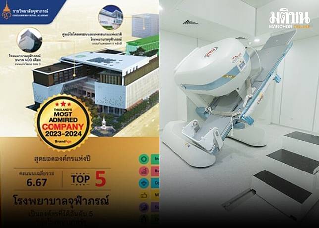 โรงพยาบาลจุฬาภรณ์ คว้ารางวัลสุดยอดองค์กรแห่งปีอันดับ 5 ในกลุ่มรพ.รัฐ