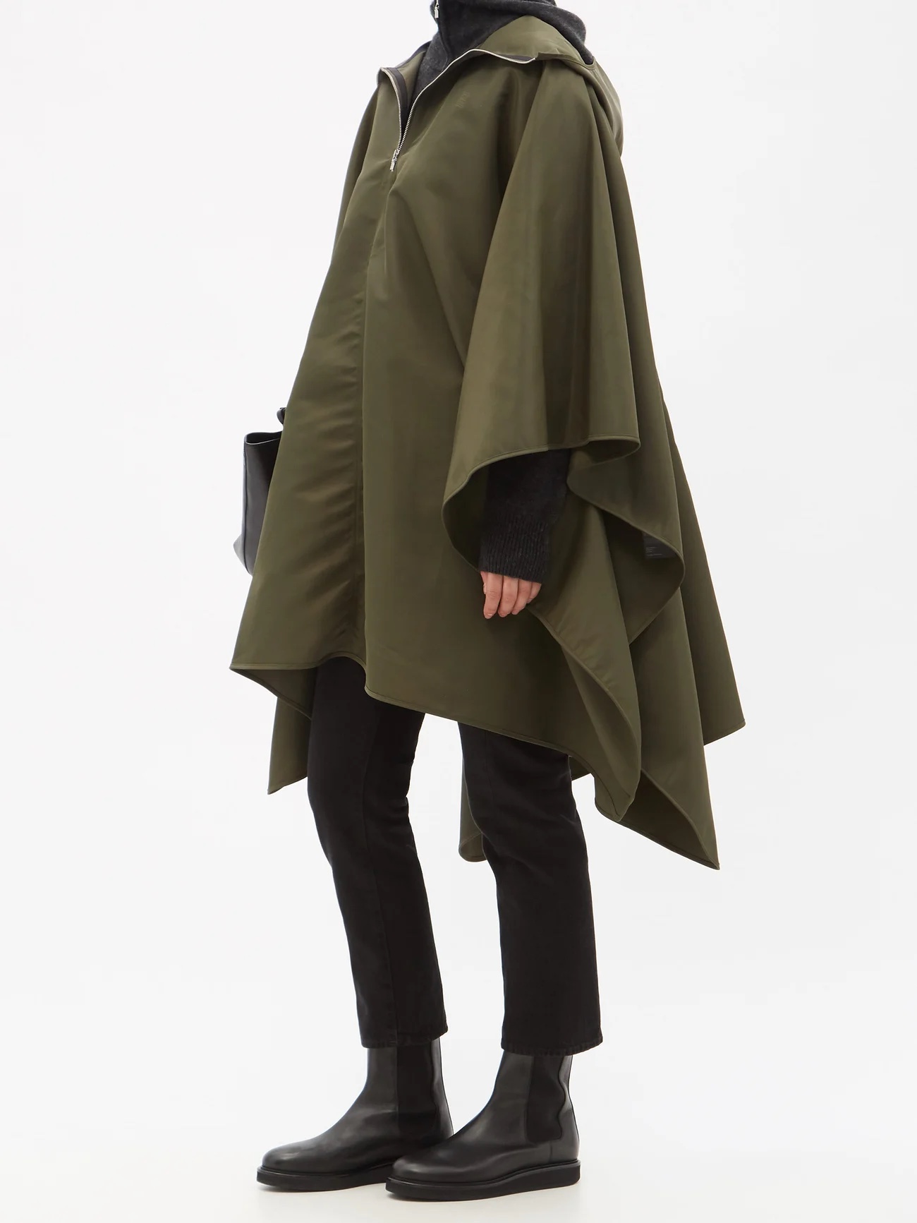 TOTÊME Rain hooded recycled-nylon poncho
