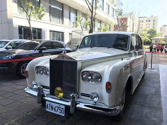林志玲坐的禮車。記者黃保慧/攝影