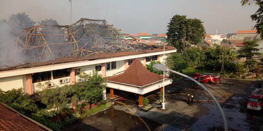 Pernah Digeledah KPK, Kantor Disperindag Jatim Ludes Terbakar