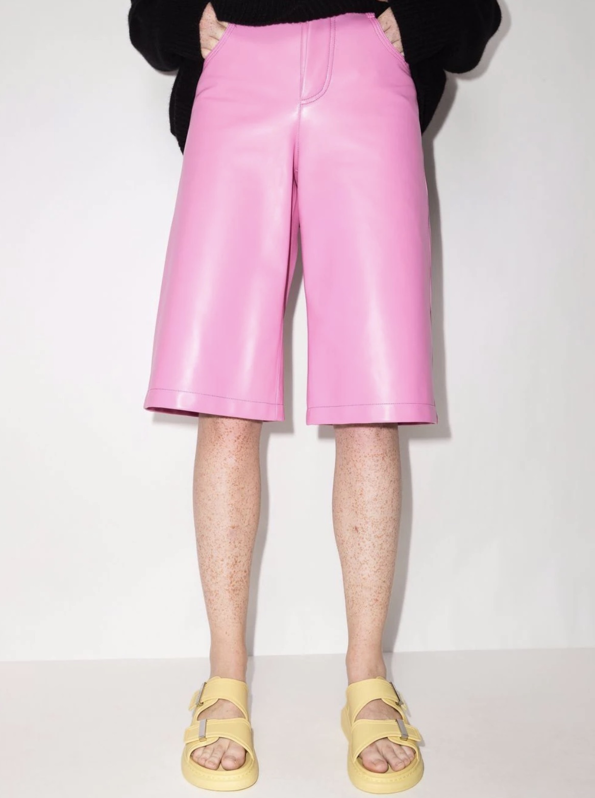 Alexander McQueen Oversized double-buckle sandals