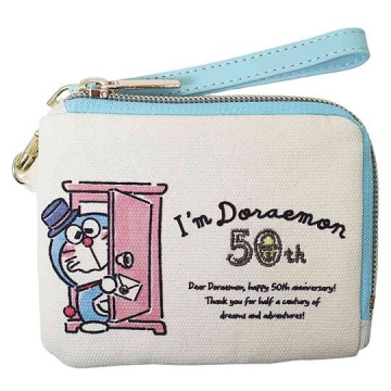 附可拆腕繩 拉鍊層可放零錢/發票 後方有票卡收納 多功能票卡包