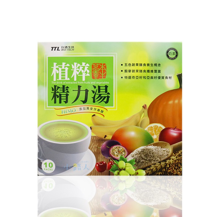 【商品規格】容量：10包/盒保存年限：2年產地：台灣貨源：公司貨劑型：沖泡飲【食用方法】請將1包倒入杯中，加入150-200毫升熱水攪拌均勻，靜置3-5分鐘即可食用＊可依個人喜好的口味及濃稠度酌量增減