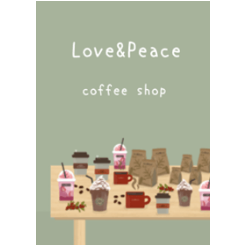 Popular coffee shop Open [coffee Shop]