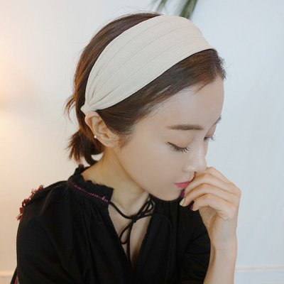 甜美 女神 髮帶 髮箍 小可愛 正韓 髮飾 韓國簡約布藝發箍日韓版成人寬邊甜美發飾氣質頭箍發卡春森女壓發