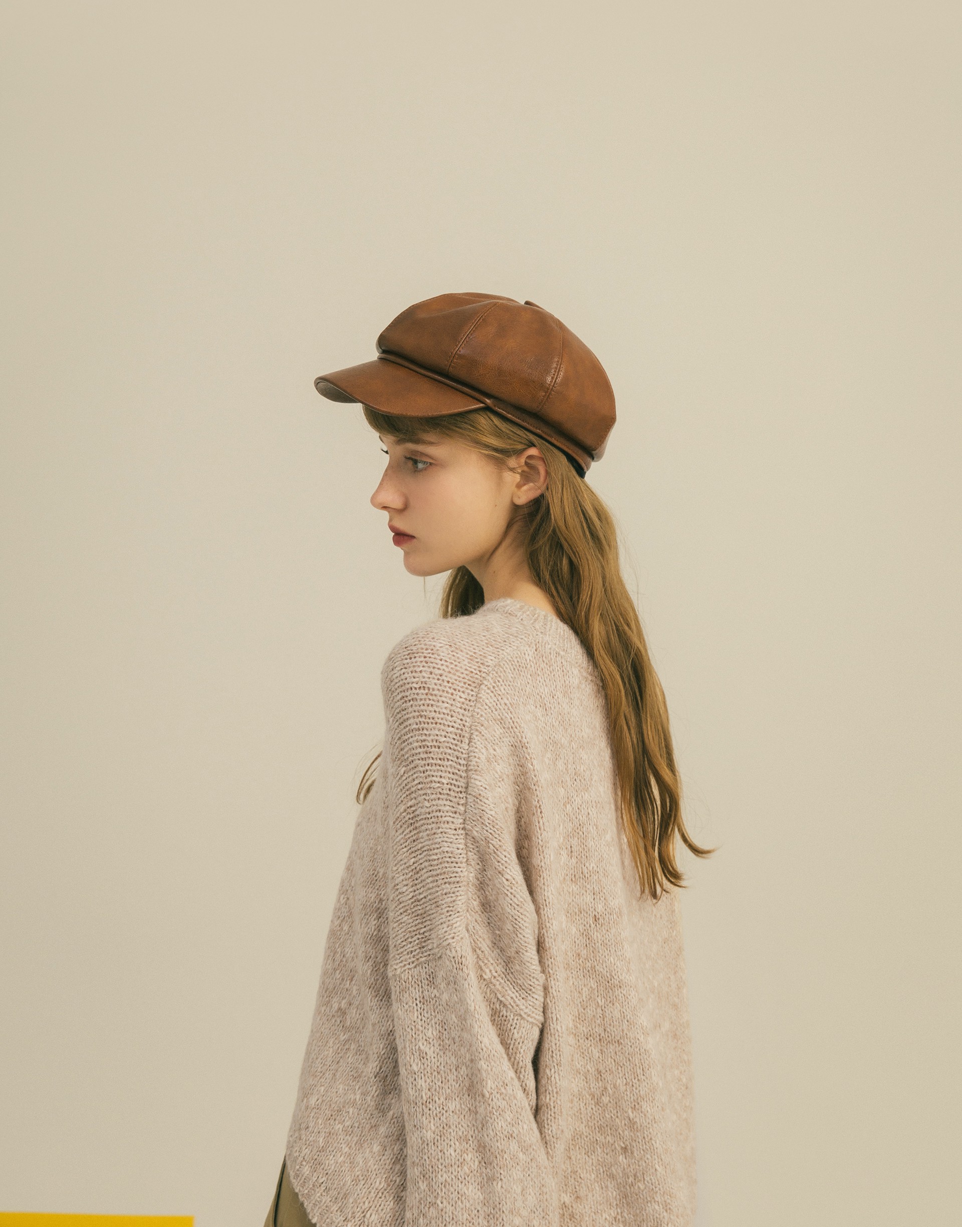 柔軟針織/落肩設計/基本款時穿好搭配