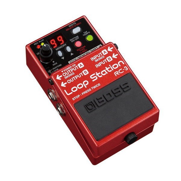 ★ Boss RC-3 Loop Station 樂句循環工作站(電吉他/電貝斯 Bass 單顆效果器)！★ RC-3 Loop Station 樂句循環工作站 3小時立體聲錄音！ RC-3提供3小時