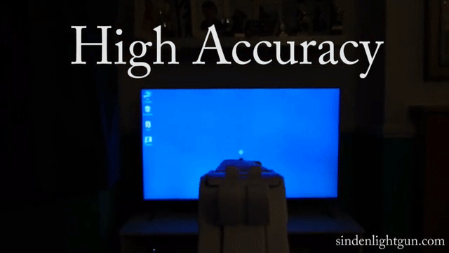 Sinden Lightgun採用60FPS攝影機，反應相當靈敏。