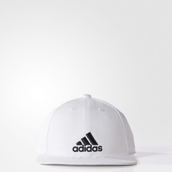 ISNEAKERS ADIDAS LOGO CAP 白黑 六片帽 刺繡 經典logo 鴨舌帽 棒球帽 老帽 S98150