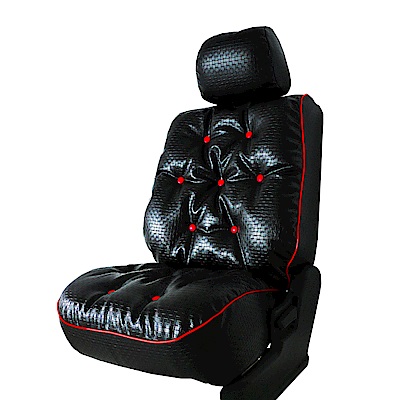 【葵花】量身訂做-汽車椅套-日式合成皮-舒適配色B款-休旅車-6-8人座款1+2+3排