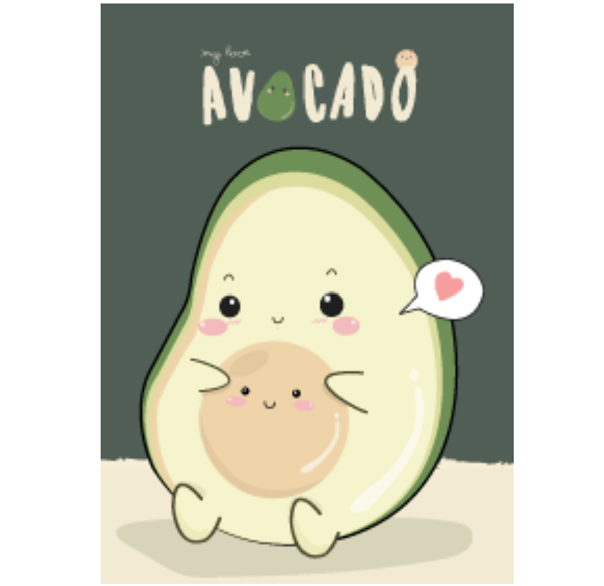 Avocado my love (ver.midnight green)