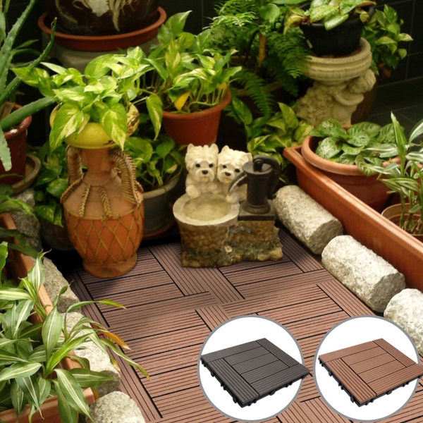 【貝力地板】環保塑木拼接地板