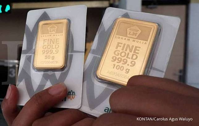  Harga  emas  24  karat  Antam hari ini tetap Rp 938 000 per 