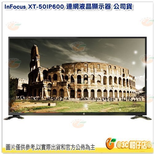 含基本安裝 鴻海 InFocus XT-50IP600 LED 智慧連網液晶顯示器 50吋 電視 螢幕 4K 附視訊盒。數位相機、攝影機與周邊配件人氣店家3C 柑仔店的影音/家電/居家用品有最棒的商品