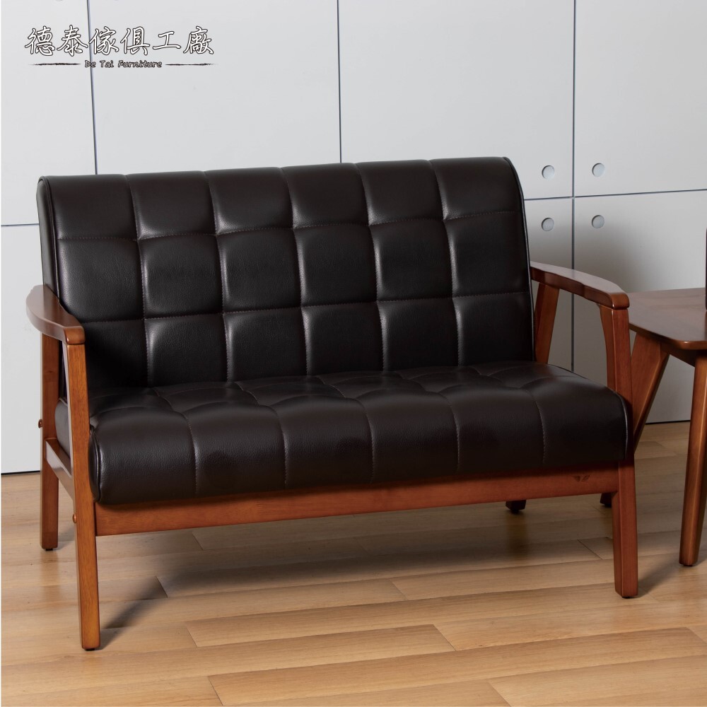 D&T 德泰傢俱 Chloe北歐復古風2人座沙發 A025-200