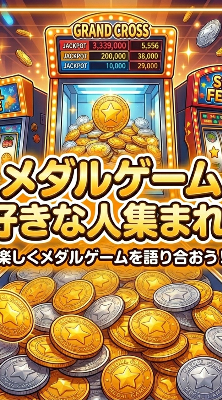 メダルゲーム好きな人集まれ!