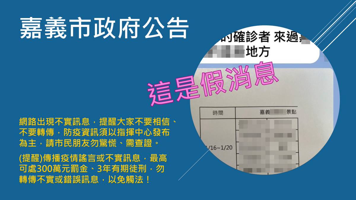 æ­¦æ¼¢è‚ºç‚Ž ç¶²è·¯æµå‚³ç¢ºè¨ºè€…è¶³è·¡è¬ è¨€å˜‰ç¾©å¸‚æ