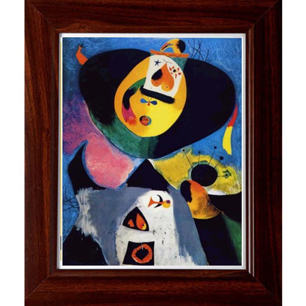 商品編號d5-4商品簡介皆防塵,防潮,不褪色油畫處理;含原木框~世界名畫家米羅的抽象畫,最受室內設計師青睞,並廣被使用於室內裝潢,充滿童心與生命力～---防塵,防潮,不褪色油畫處理;含原木框想要妝點一
