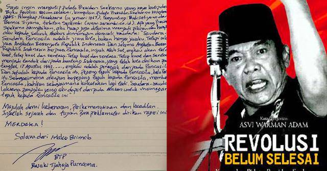 Basuki Tjahaja Purnama Dan Pidato Sukarno Historia Id Line Today