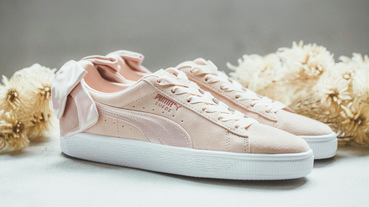 情人節限定飲用 Puma Suede Bow 粉嫩香檳配色登場