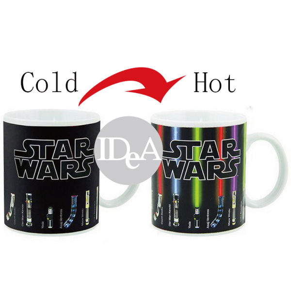 星際大戰 Star Wars 光劍 感溫變色馬克杯 7-11集點 咖啡杯 禮物 交換 聖誕 禮品 陶瓷杯 辦公 耶誕