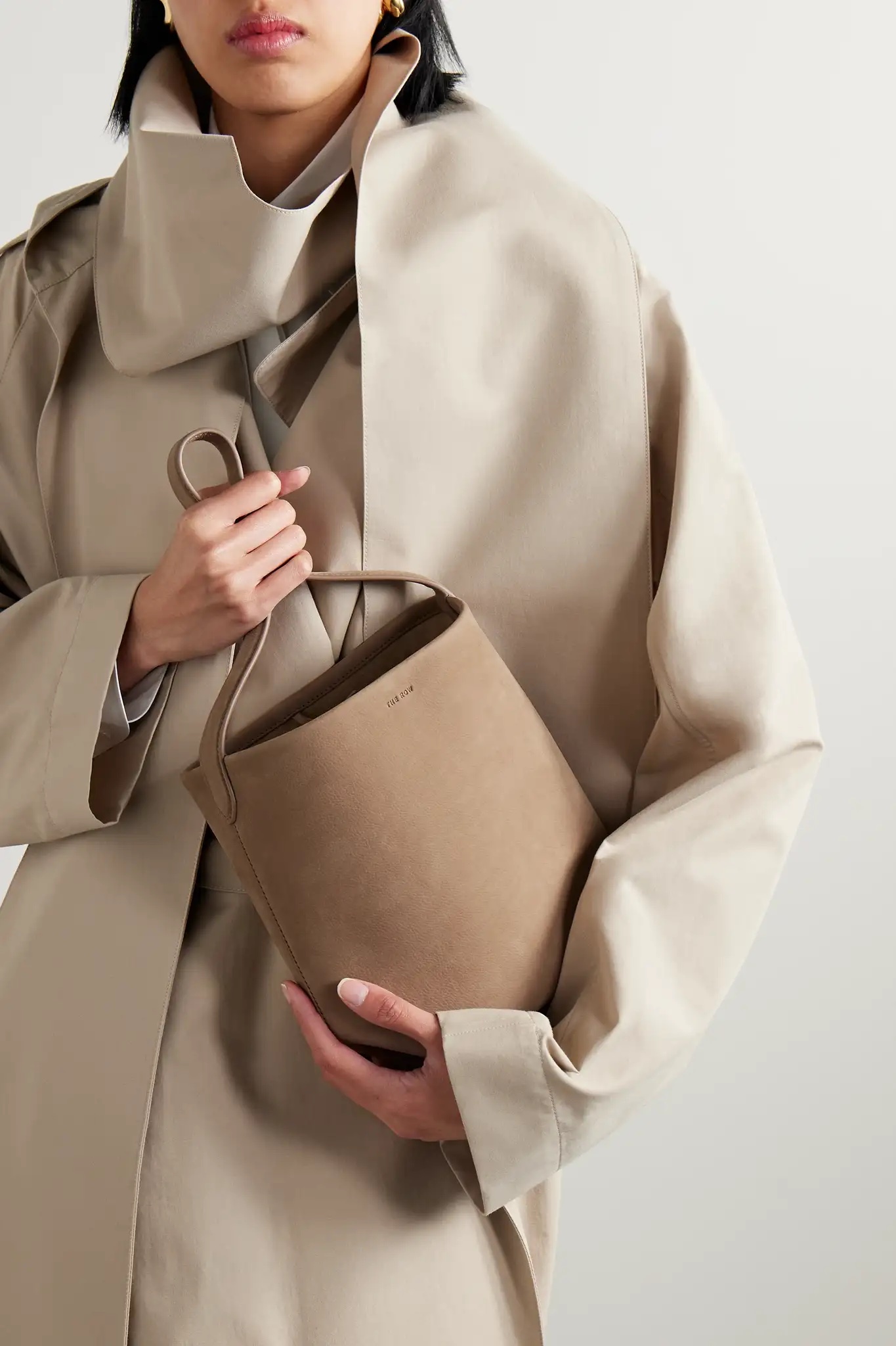 THE ROW N/S Park small nubuck tote