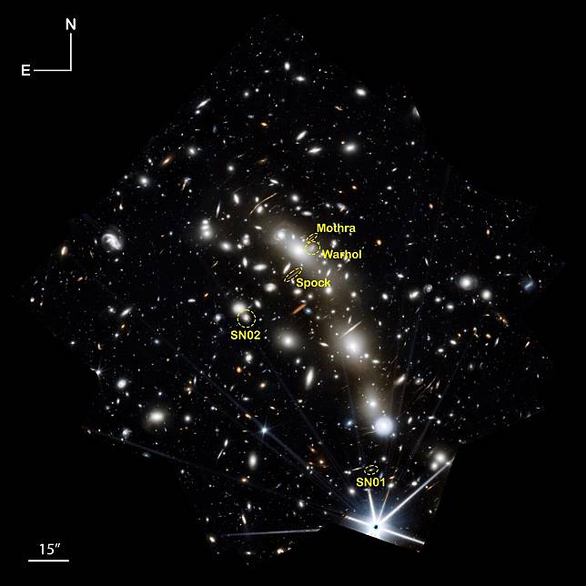 透過探索「聖誕樹星系團」，科學家發現14個新的「暫時性太空物體」 明日科學 Line Today 5625