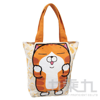 白爛貓帆布造型提袋 LCK390-1