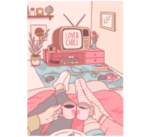 cute couple: Love & Chill