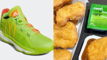 這雙球鞋有味道！麥當勞 x Dame 6 全新「糖醋醬配色」釋出，鞋迷：突然好想吃麥克雞塊⋯