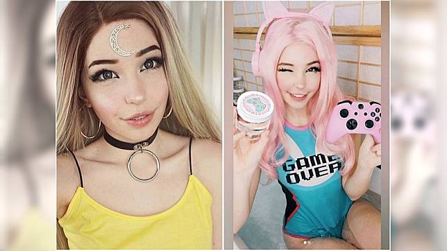 英國網紅黛爾芬(Belle Delphine)出售自己用過的泡澡水。圖／翻攝belle.delphine IG