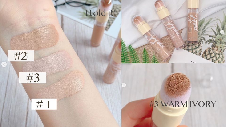 1028 Hold it! 咻咻遮瑕筆（＃3 WARM IVORY）8ml，NT320，圖片來源：ig＠小三美日
