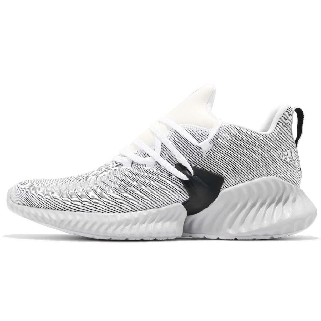 adidas 慢跑鞋 AlphaBounce Instinct M 白 黑 男鞋 AQ0562 【ACS】