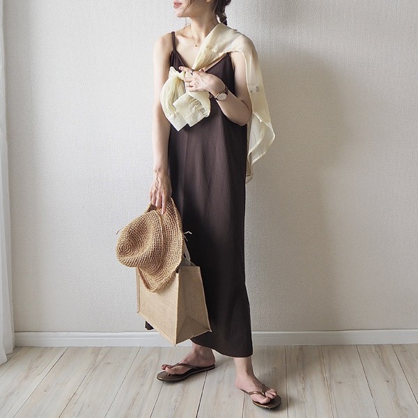 絶対買うべき アレンジ自在のguキャミワンピで着まわし6days