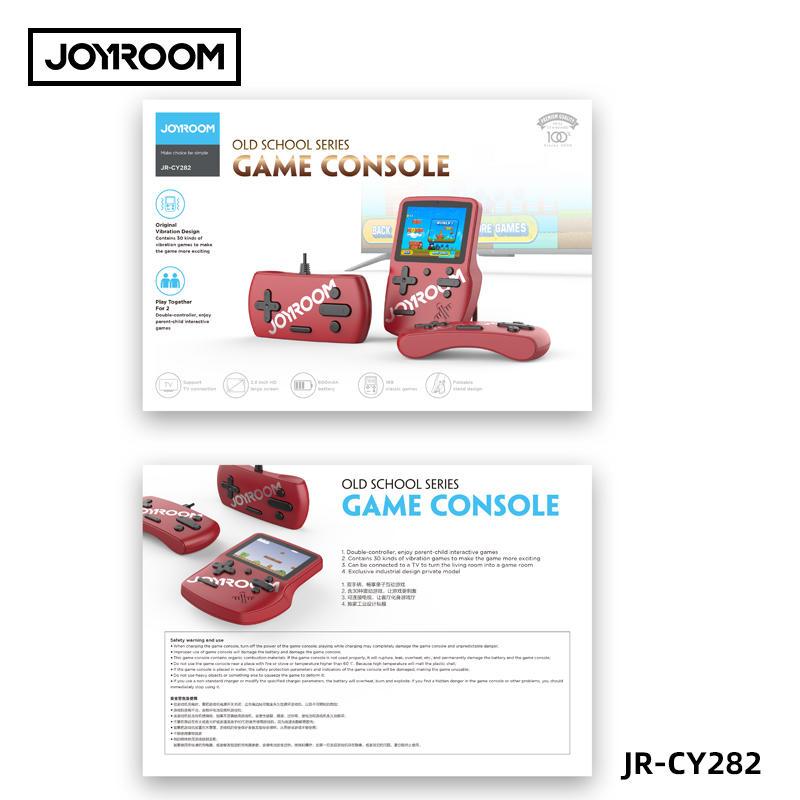 joyroom機樂堂 jr-cy282遊戲機 親子遊戲機 復古經典遊戲機 雙人版迷你懷舊