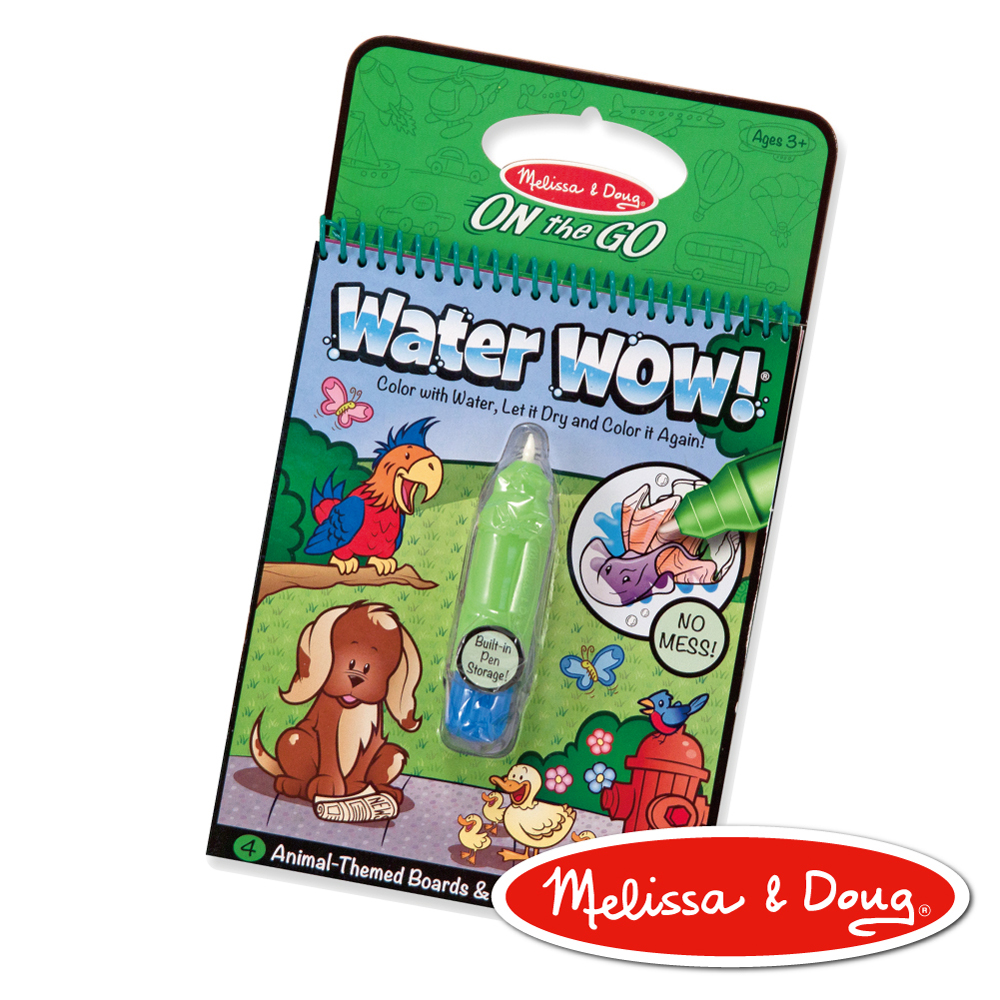 ※ 畫畫好簡單，認識各種動物與環境 ※ 特殊塗層畫紙、可重複塗鴉使用 ※ 畫筆加水隨時塗鴉、不留痕跡 ※ 背面問題找答案，增進親子互動 ※ 包裝一體成形、外出遊玩易攜帶 ※ 安全無毒，寶貝玩樂好放心 