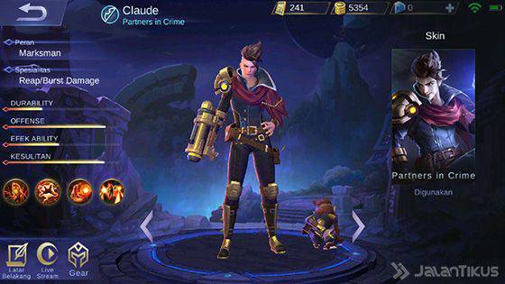 Wallpaper Hd Mobile Legend Claude