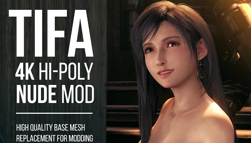 《final Fantasy Vii Remake》紳士版蒂法 Mod 現身，4k 超高解析度，這叫人怎麼專心玩遊戲 Line購物 5982