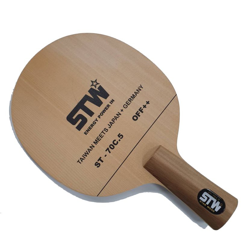 STARWOOD乒乓球拍W017-1 5夾台灣式(千里達桌球)