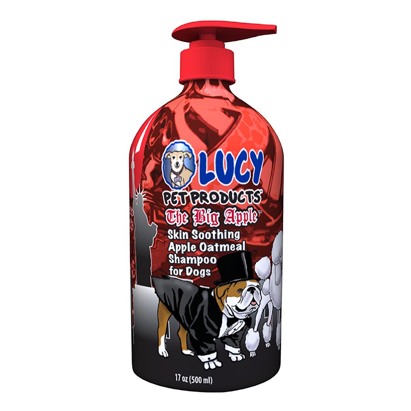 美國原裝LUCY寵物天然沐浴精 魔力蘋果500ml [贈吸水毛巾] 嘿咪寵物嚴選精品