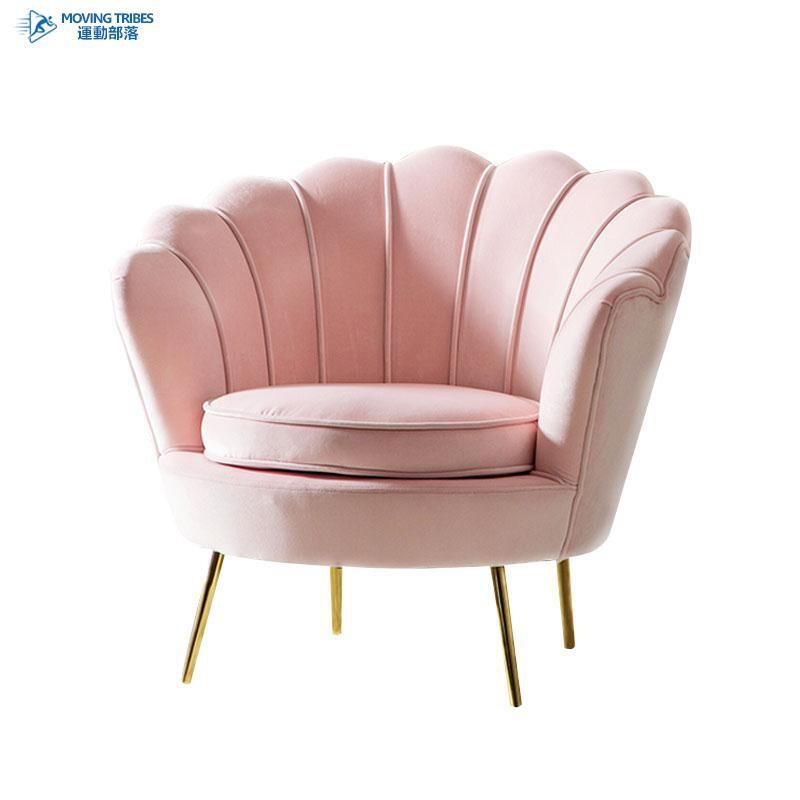 輕奢單人沙發北歐現代簡約服裝店沙發客廳懶人臥室小戶型網紅沙發 露天拍賣【保固一年+免運+開發票】 虎虎生威 如虎添億 全館8折起