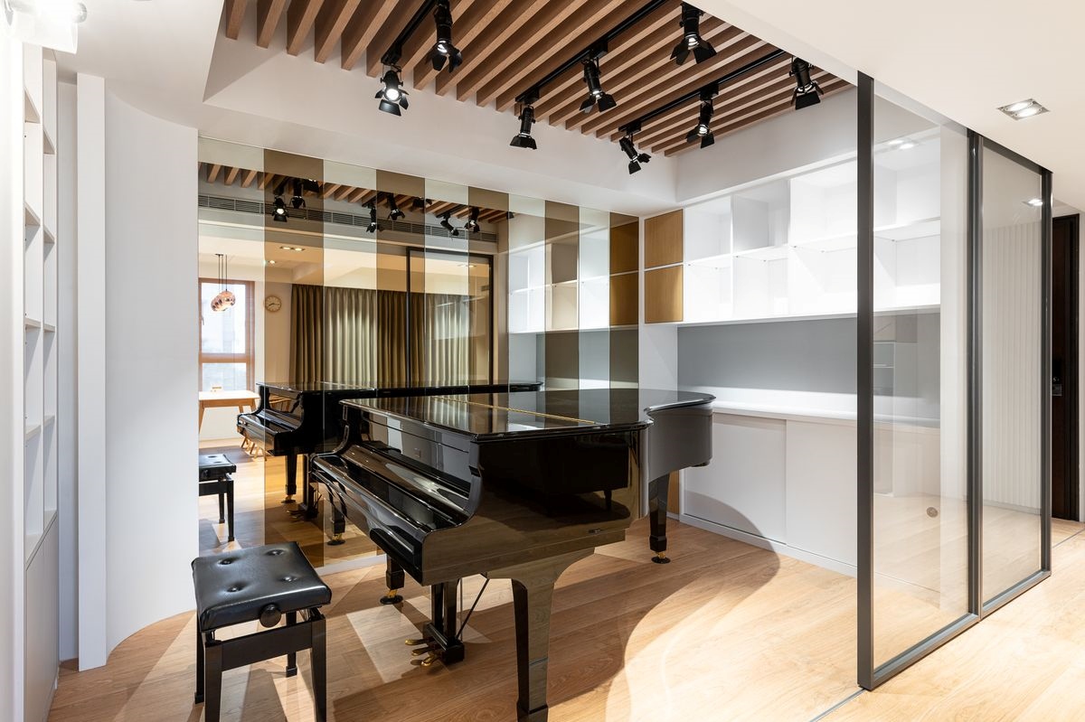 木格柵；室內設計；居家裝潢；格柵